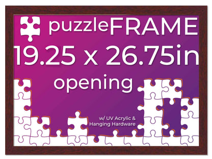 Brown Frame for Jigsaw Puzzles