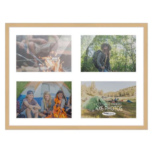 Natural Finish Collage Frame