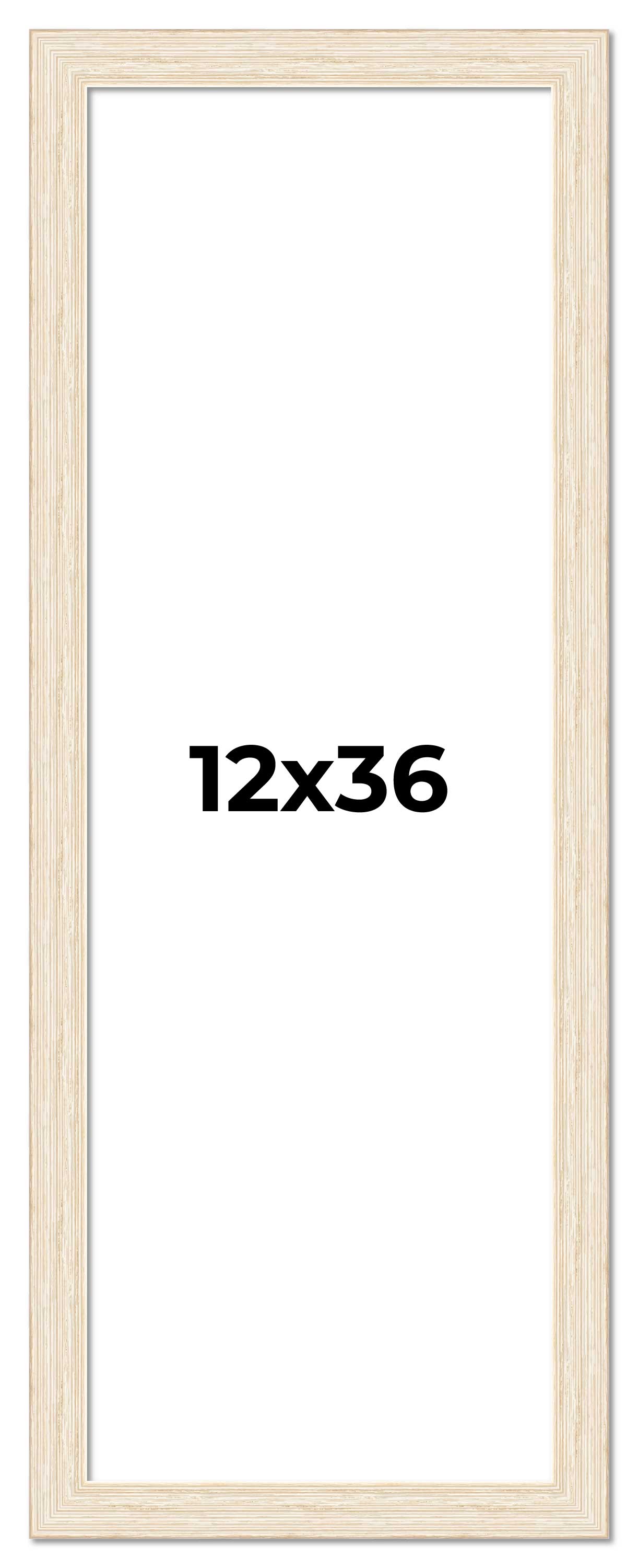 Barnwood White distressed wood picture frame, view 5