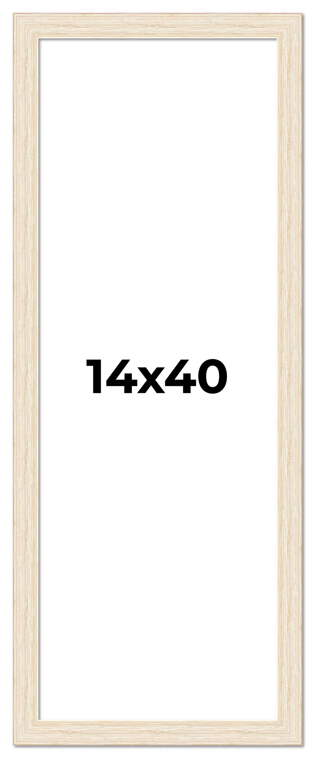 Barnwood White distressed wood picture frame, view 3