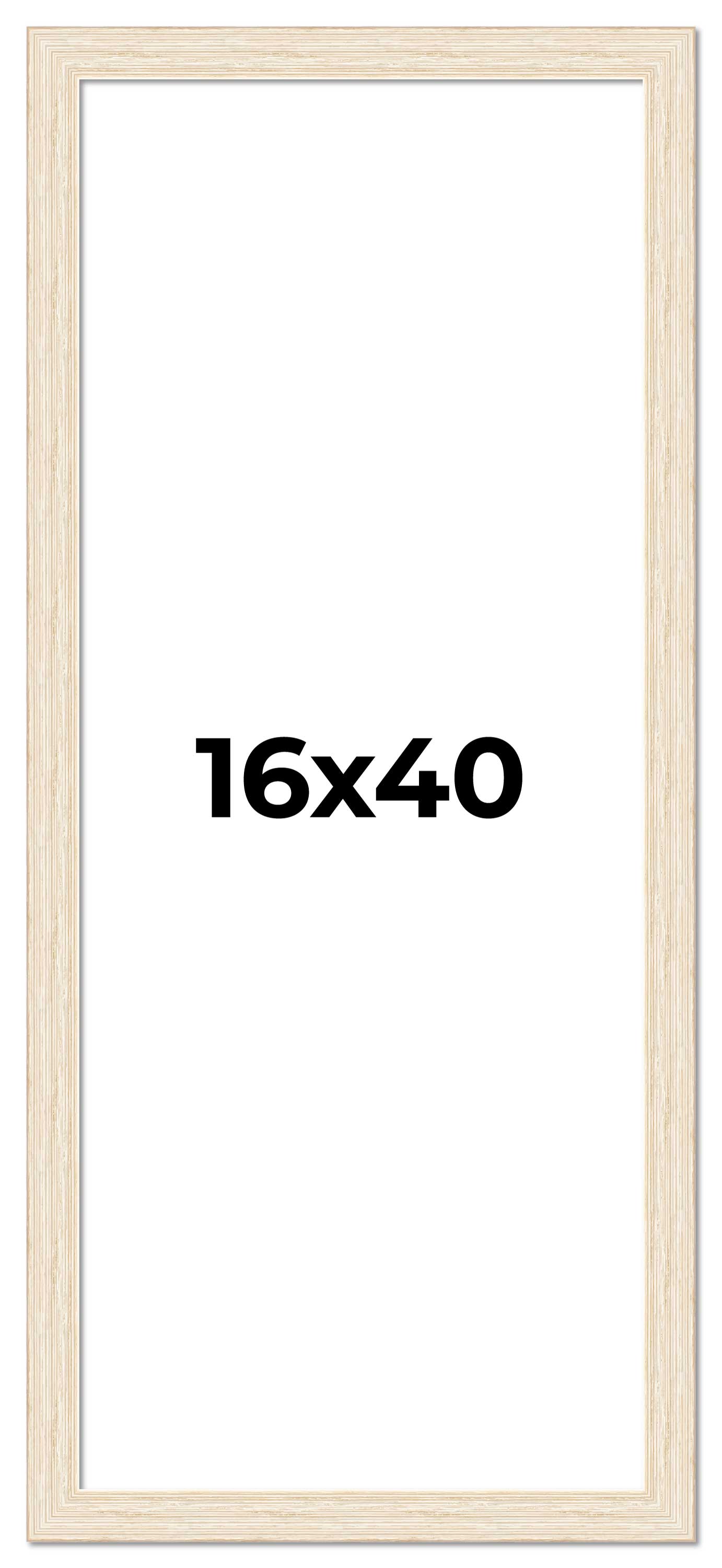 Barnwood White distressed wood picture frame, view 4