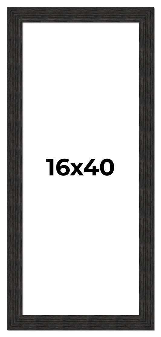 Distressed/Aged Black Movie Poster Frame (Style 1)