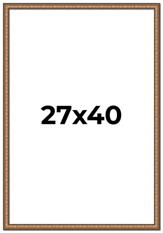 Traditional Antique Gold Movie Poster Frame (Style 11)