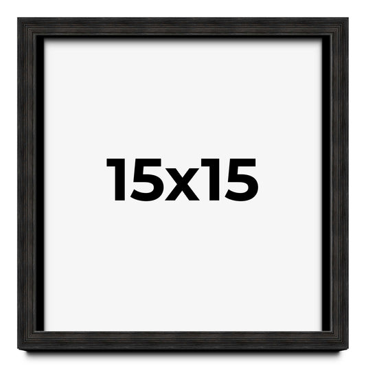 Deep Barnwood Black distressed shadow box frame