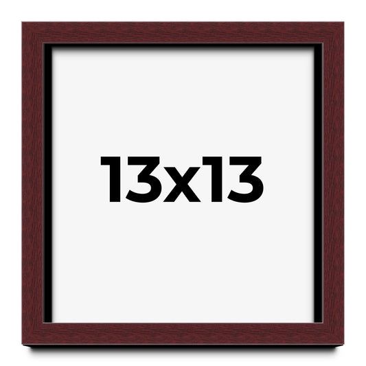 Mahogany traditional shadow box frame