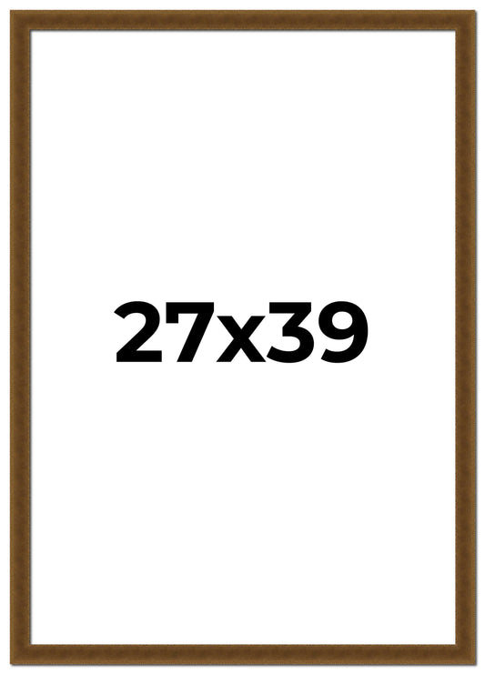 Distressed/Aged Antique Gold Movie Poster Frame (Style 1)