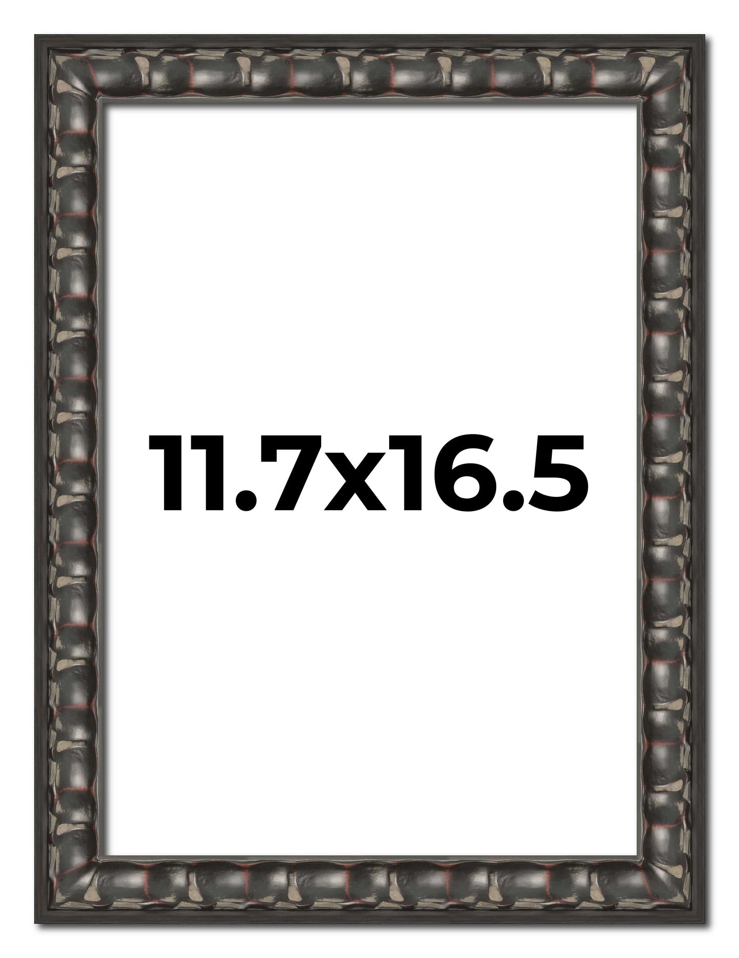 Distressed/Aged Black Movie Poster Frame (Style 8)