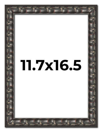 Distressed/Aged Black Movie Poster Frame (Style 8)
