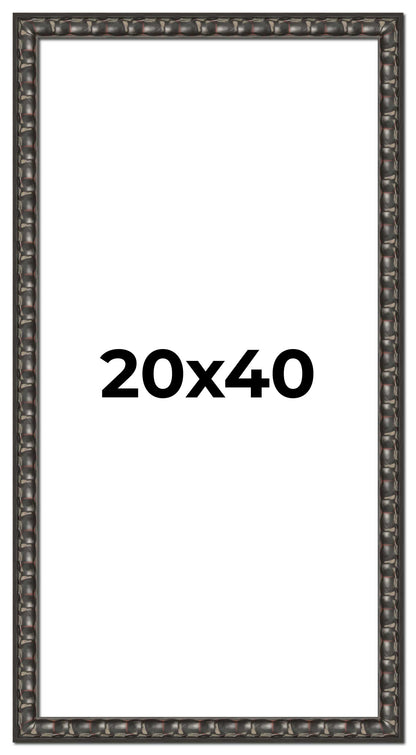 Distressed/Aged Black Movie Poster Frame (Style 8)