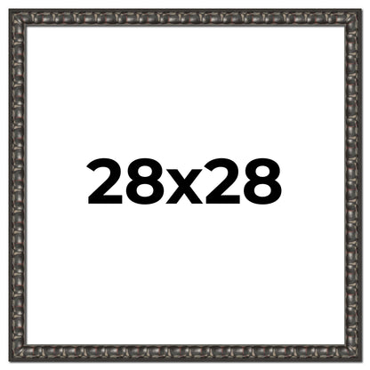 Distressed/Aged Black Movie Poster Frame (Style 8)