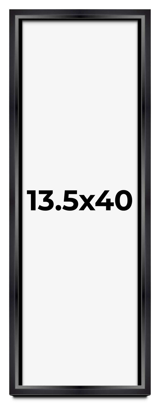 Black contemporary shadow box frame