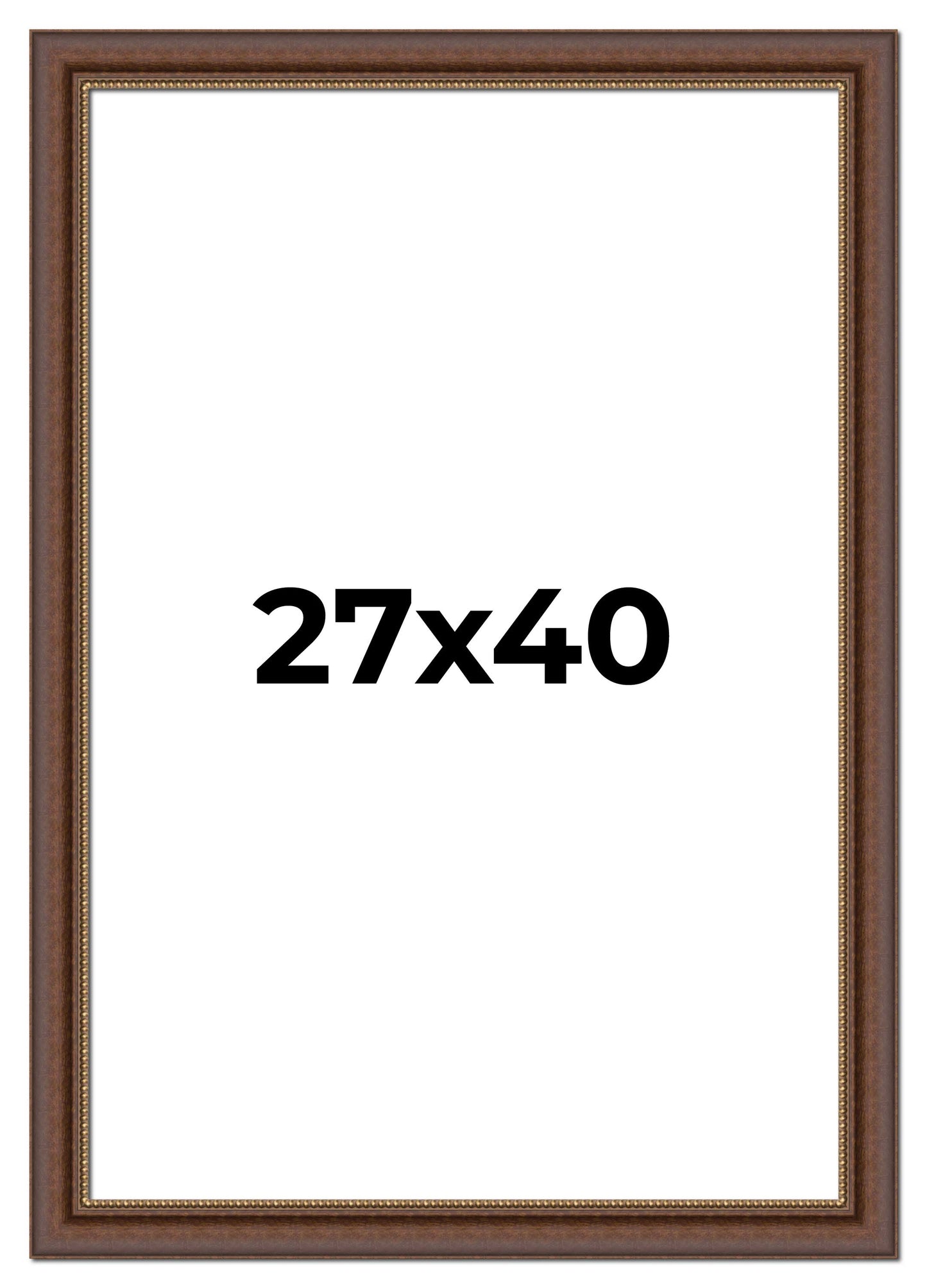 Copper traditional wood picture frame