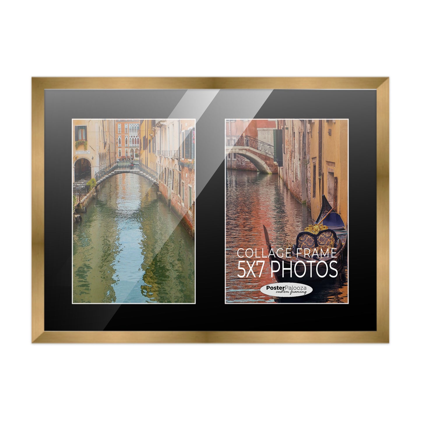 Metallic Gold Bronze Finish Collage Frame