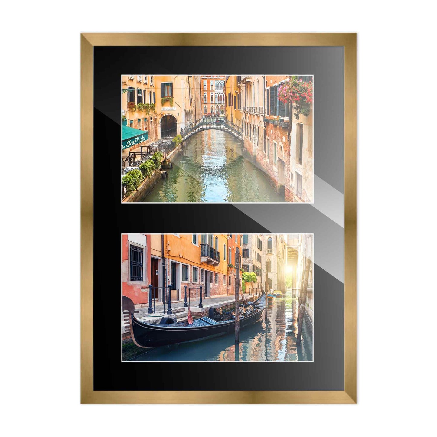 Metallic Gold Bronze Finish Collage Frame