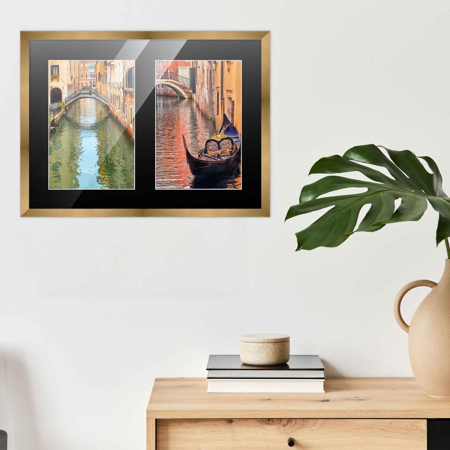 Metallic Gold Bronze Finish Collage Frame