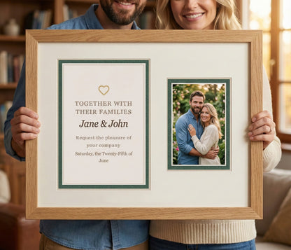 Wedding Invitation Display Frame (Style 1)
