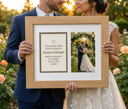 Invitation and Photo Combo Collage Frame