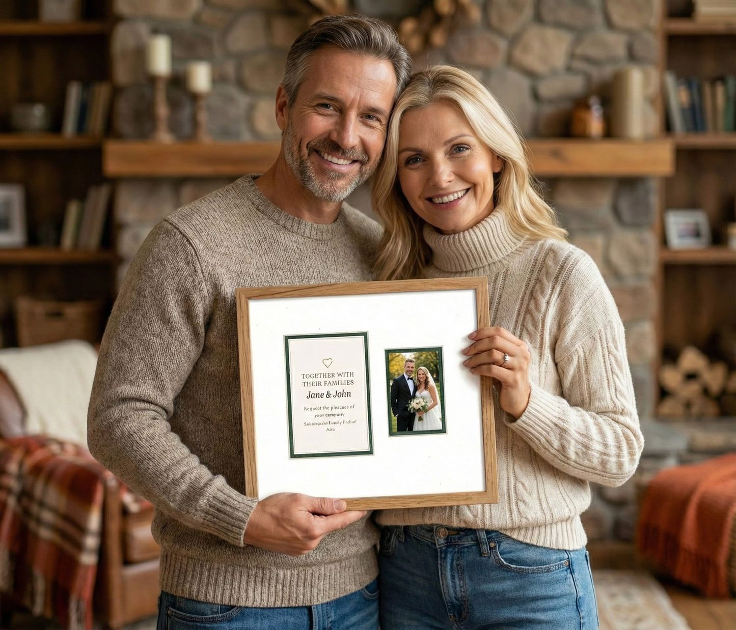 Wedding Invitation Display Frame (Style 1)