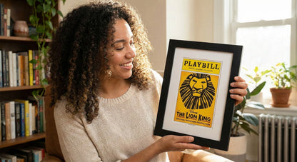 Two Playbill and Ticket Shadowbox Frame (Style 4)