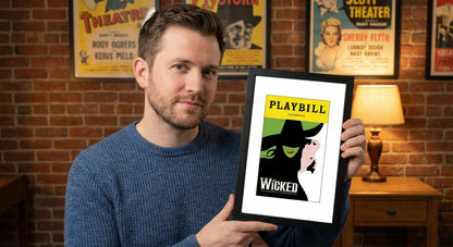 Two Playbill and Ticket Shadowbox Frame (Style 4)