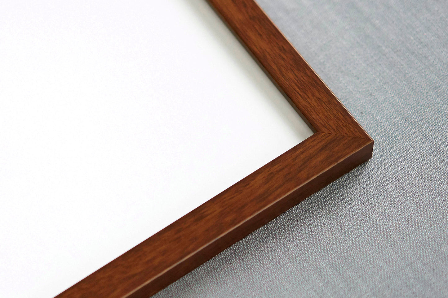 Brown Frame with White Mat