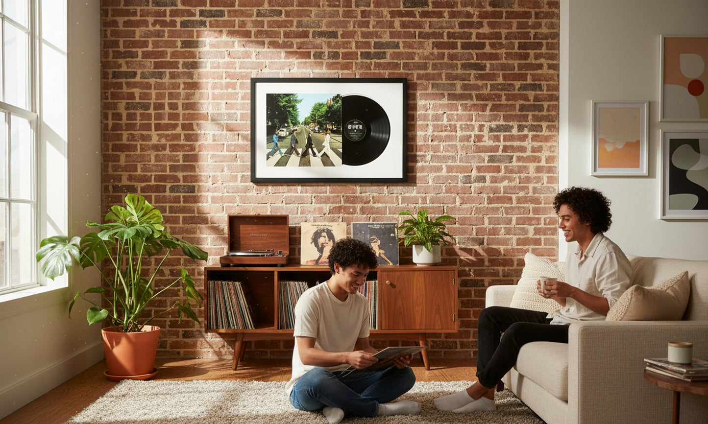 Wood Album Cover Vinyl Record Frame (Style 5)