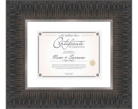 Black Frame for Diplomas & Certificates