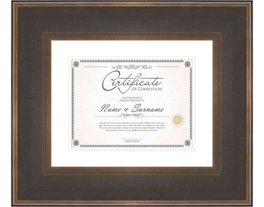 Bronze Frame for Certificates & Diplomas