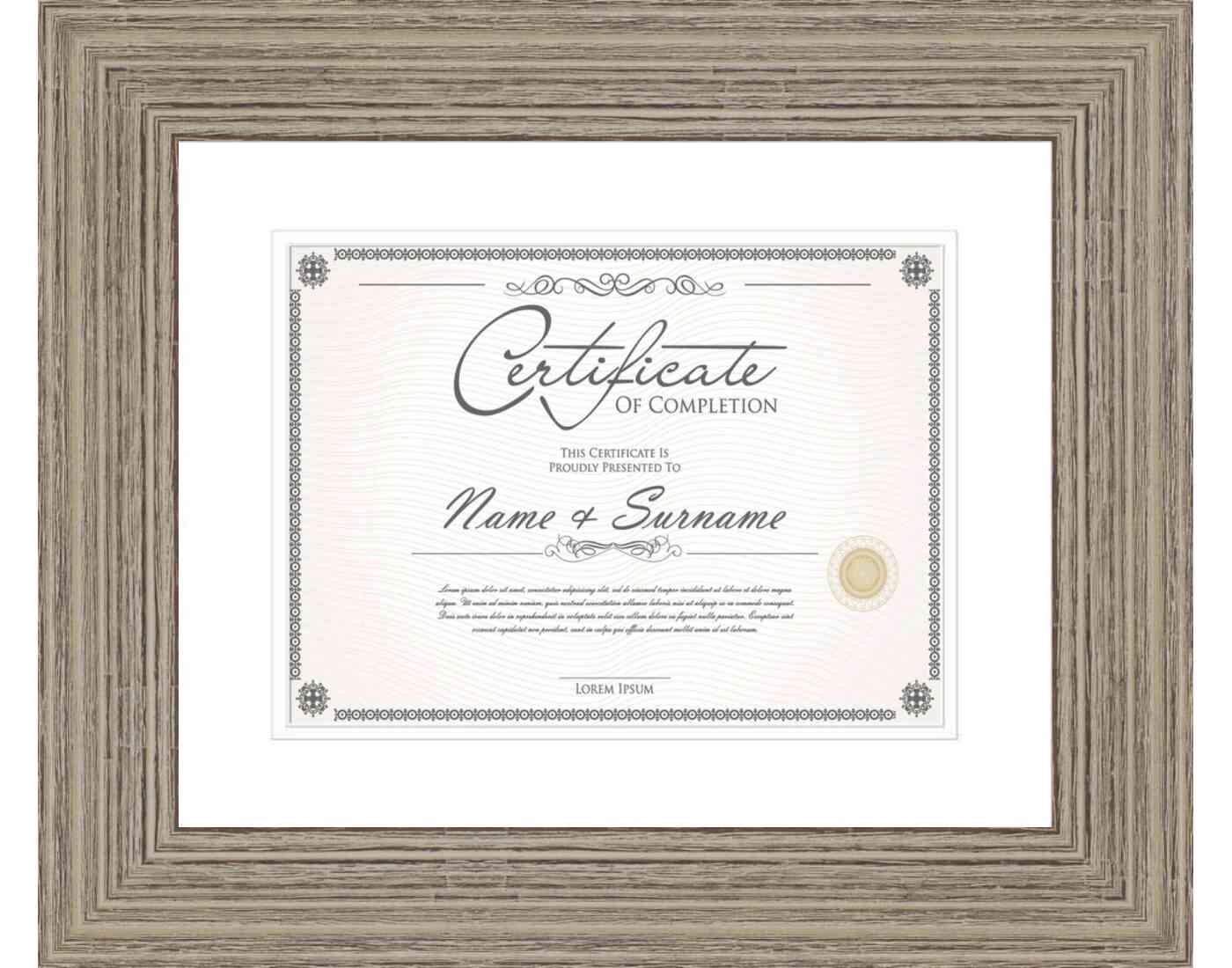 Other Wood Tones Frame for Certificates & Diplomas