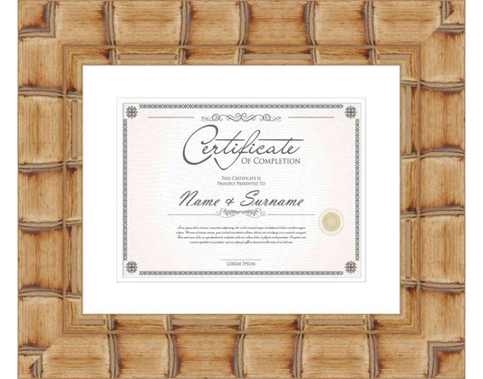 Natural Frame for Certificates & Diplomas