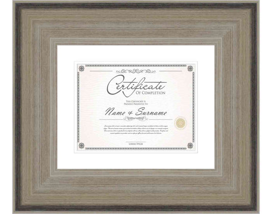 Silver Frame for Certificates & Diplomas