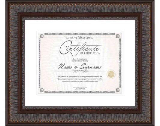 Bronze Frame for Certificates & Diplomas