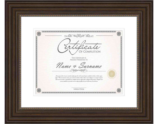 Bronze Frame for Certificates & Diplomas
