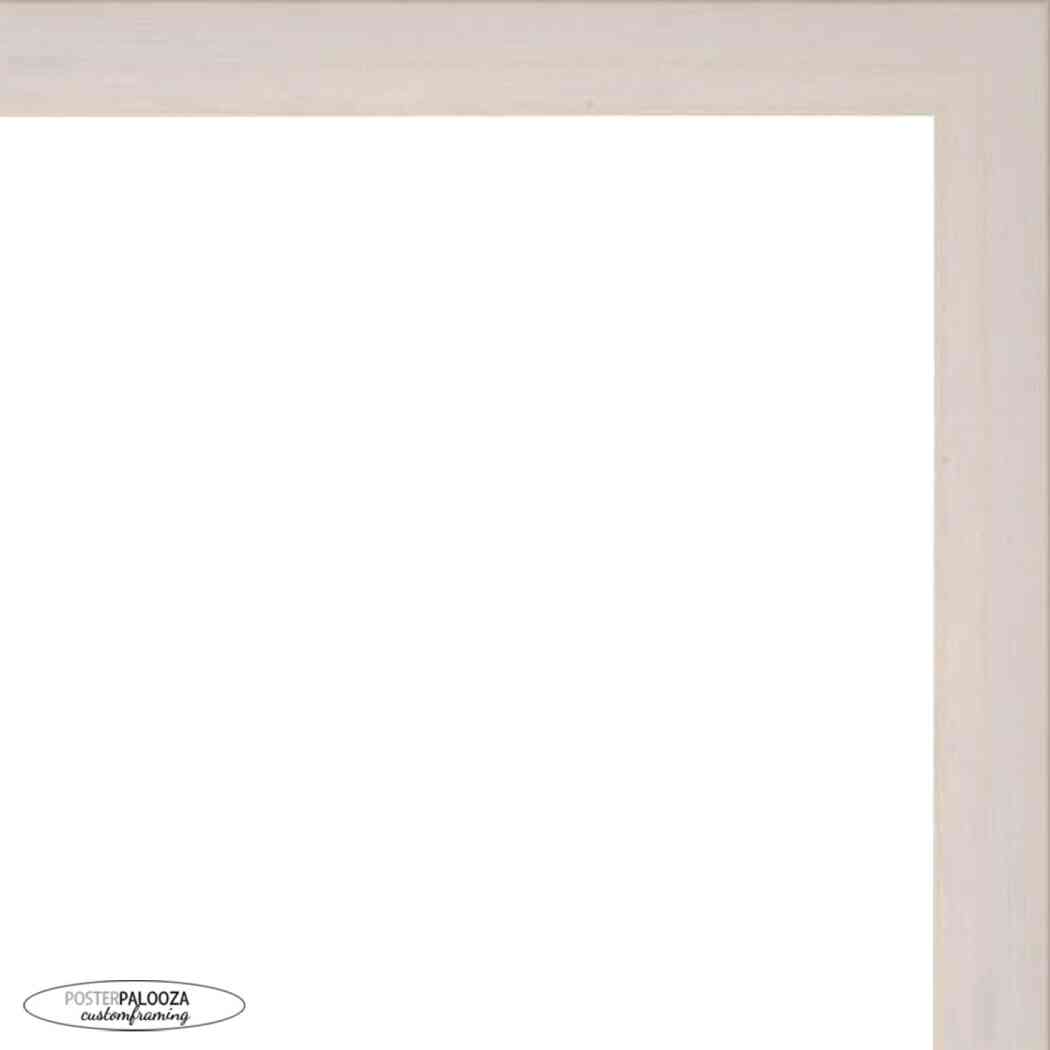 White Washed Shadow Box Frame With Dark Berry Acid-Free Suede Backing