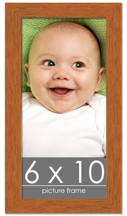 Traditional Honey Pecan Wood Picture Frame