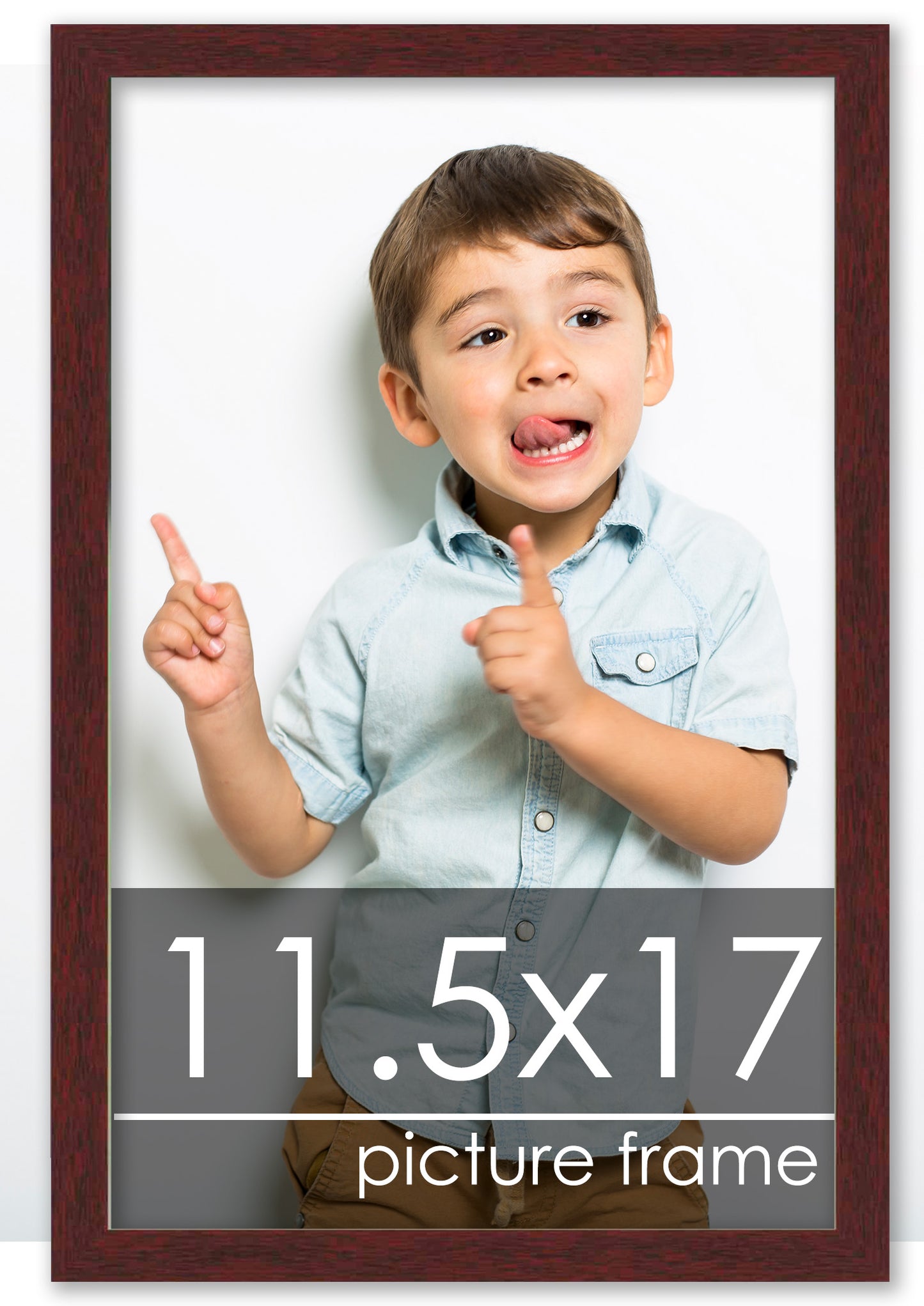 Traditional Mahogany Wood Picture Frame
