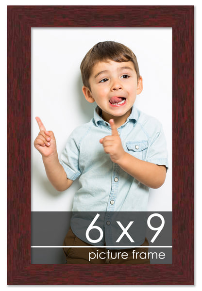 Traditional Mahogany Wood Picture Frame