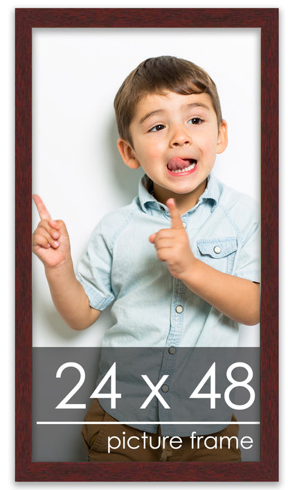 Traditional Mahogany Wood Picture Frame