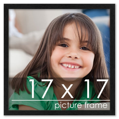 Traditional Black Wood Picture Frame