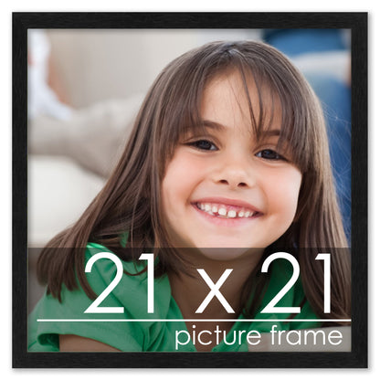 Traditional Black Wood Picture Frame