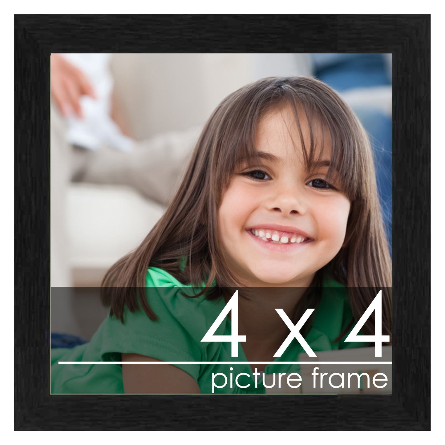 Traditional Black Wood Picture Frame