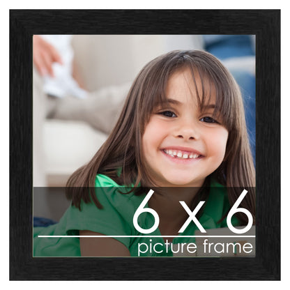 Traditional Black Wood Picture Frame