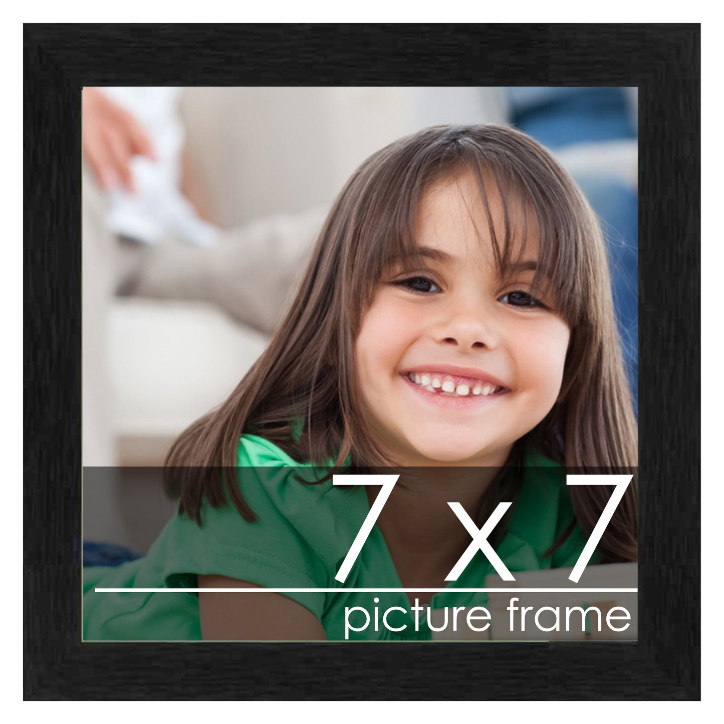 Traditional Black Wood Picture Frame