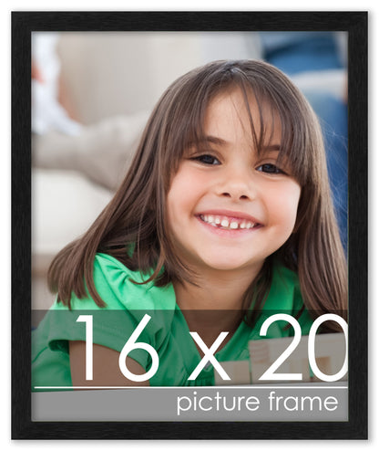 Traditional Black Wood Picture Frame
