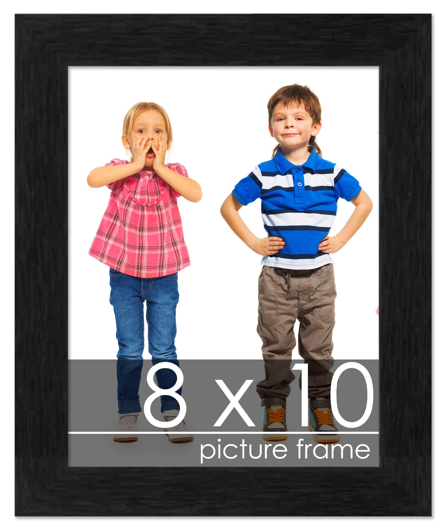 Traditional Black Wood Picture Frame