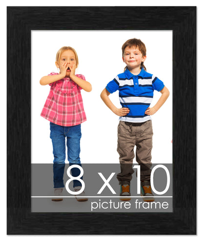 Traditional Black Wood Picture Frame