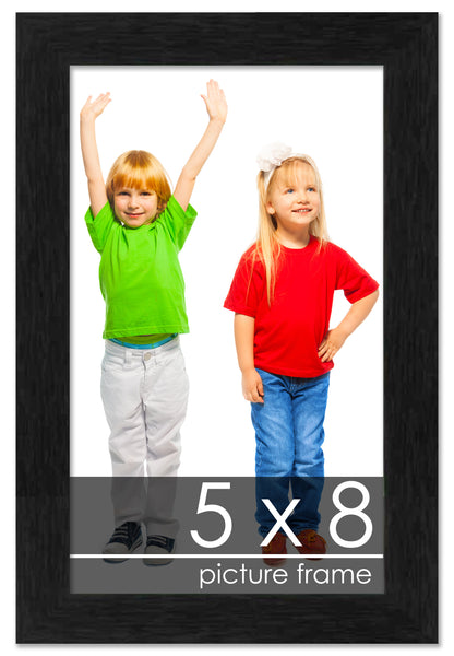 Traditional Black Wood Picture Frame