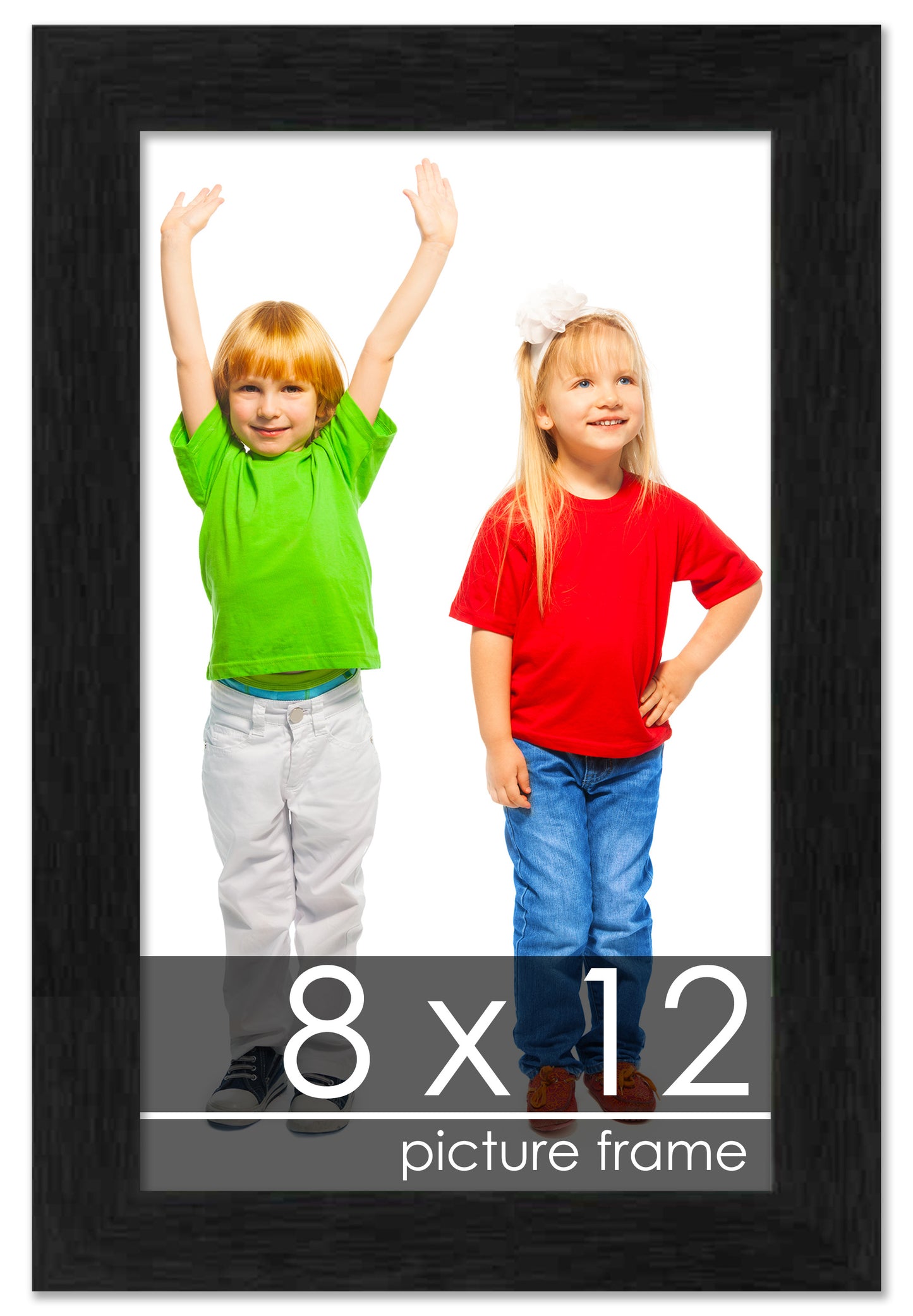 Traditional Black Wood Picture Frame