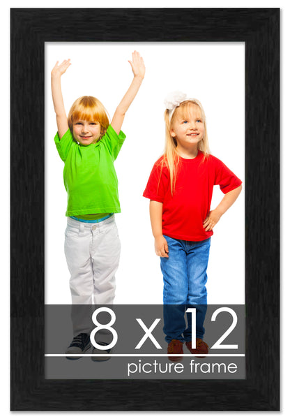 Traditional Black Wood Picture Frame