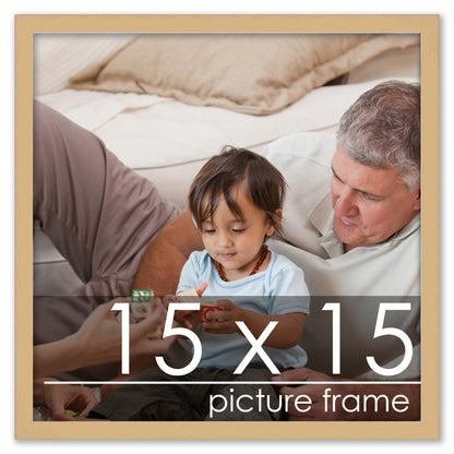 Traditional Natural Wood Picture Frame